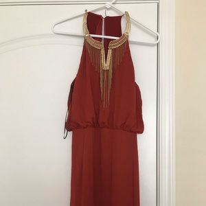 Gold Chain Goddess H&M Maxi dress
